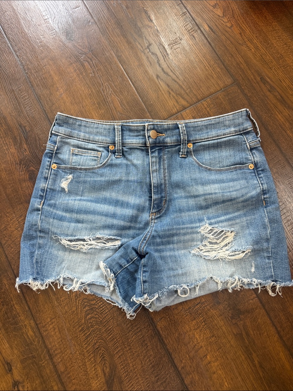 Universal Thread Light Blue Distressed Denim Cutoff Shorts